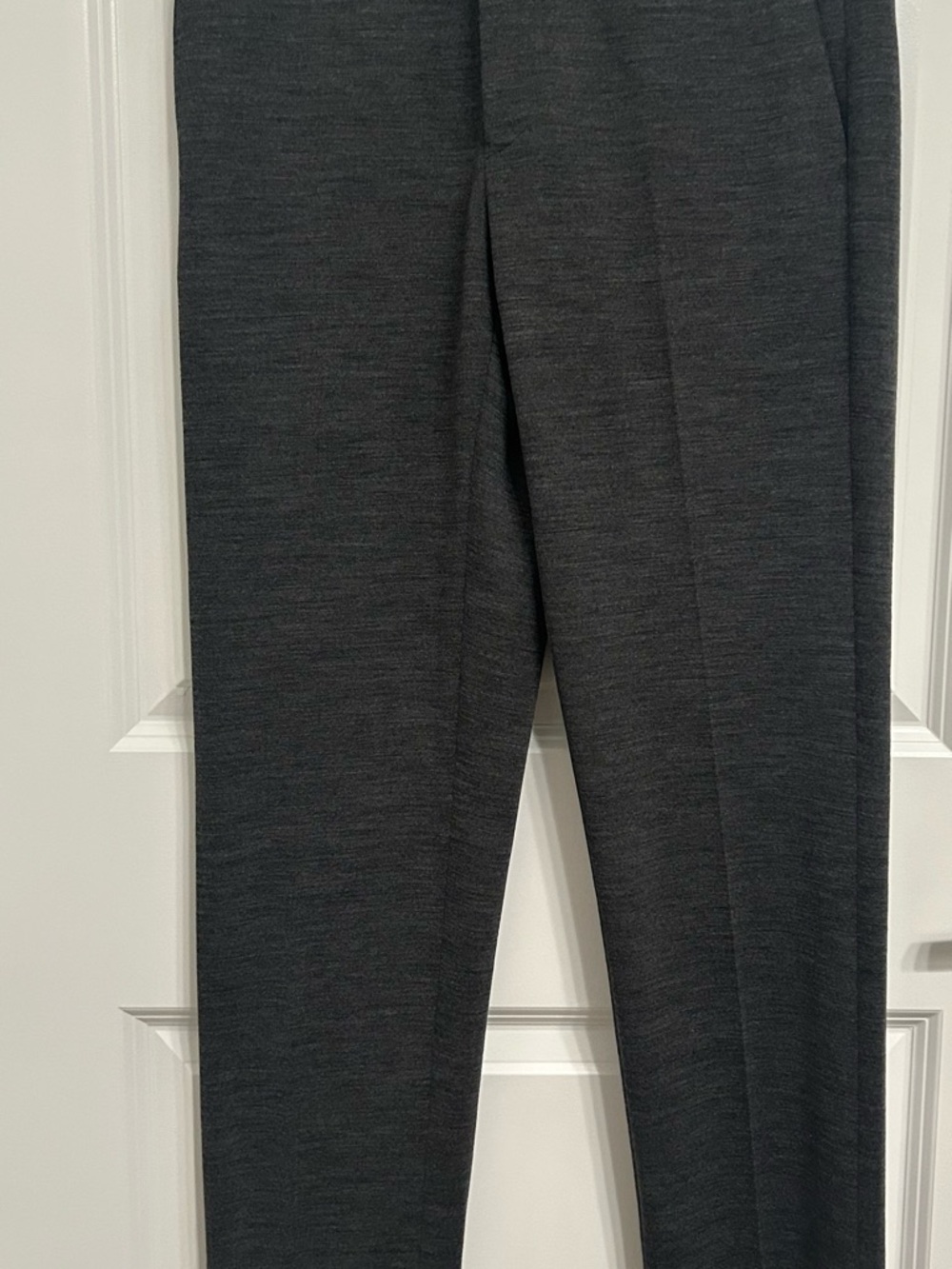 Zanella Charcoal Straight Dress Pants